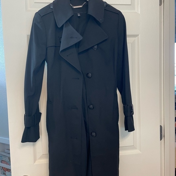 New - WHBM trench coat “price is firm” - Picture 9 of 10